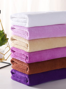 理发店美容院专用加厚强吸水不掉毛包头灰色发廊毛巾厂批定制logo