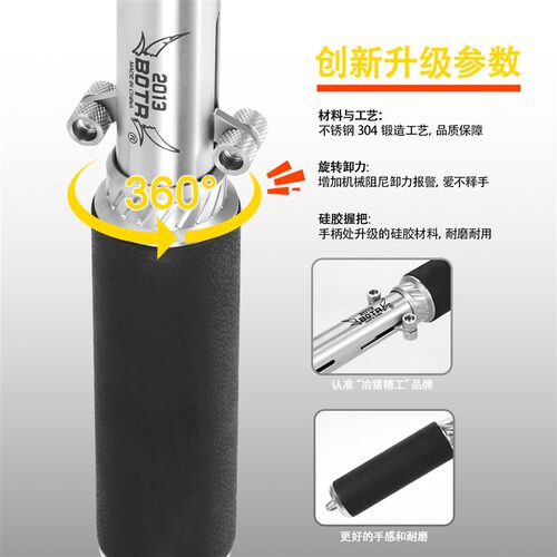 BOTR冶猪24款精工控鱼器路亚钳钛合多功能翘嘴专用路亚钳子