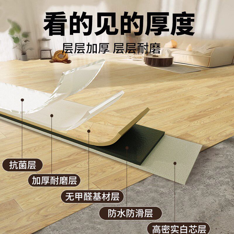 地毯卧室水泥地直接铺地板铺垫家用客厅pvc可擦洗地垫大面积全铺
