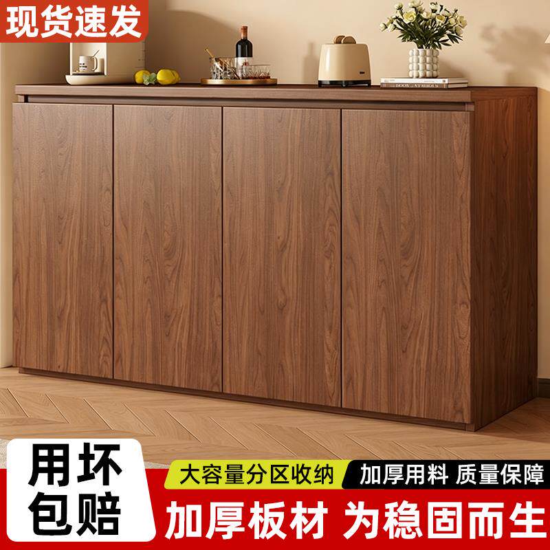 餐边柜靠墙一体储物柜2026新款客厅茶水柜厨房置物柜家用落地碗柜
