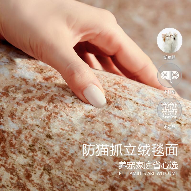 玄藏贵金波斯风轻奢高级客厅地毯防水免洗床边毯沙发茶几地垫