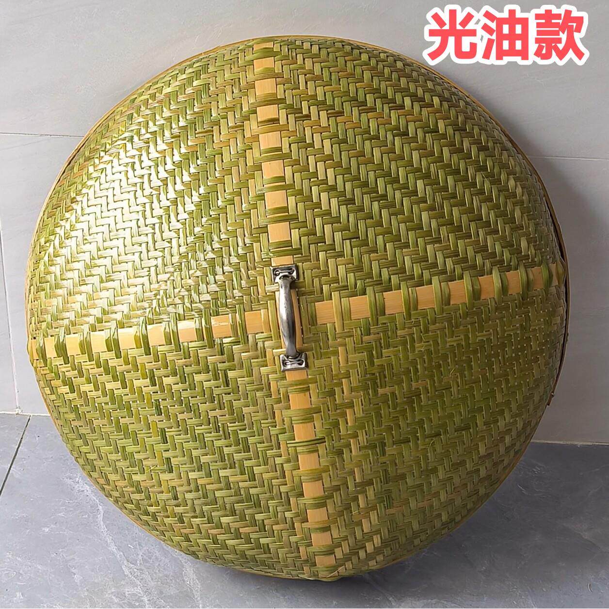 全竹青编织手工天然菜罩家用桌盖饭罩防苍蝇食物罩竹工艺礼品摆饰