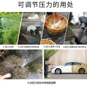 指南车S6可调压高压洗车机家用220V刷车泵神器便携空调家电清洗机