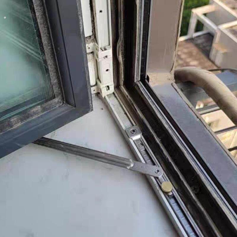 平开窗限位器防风撑上悬窗不锈钢滑撑推拉塑钢窗户伸缩杆外内开伸
