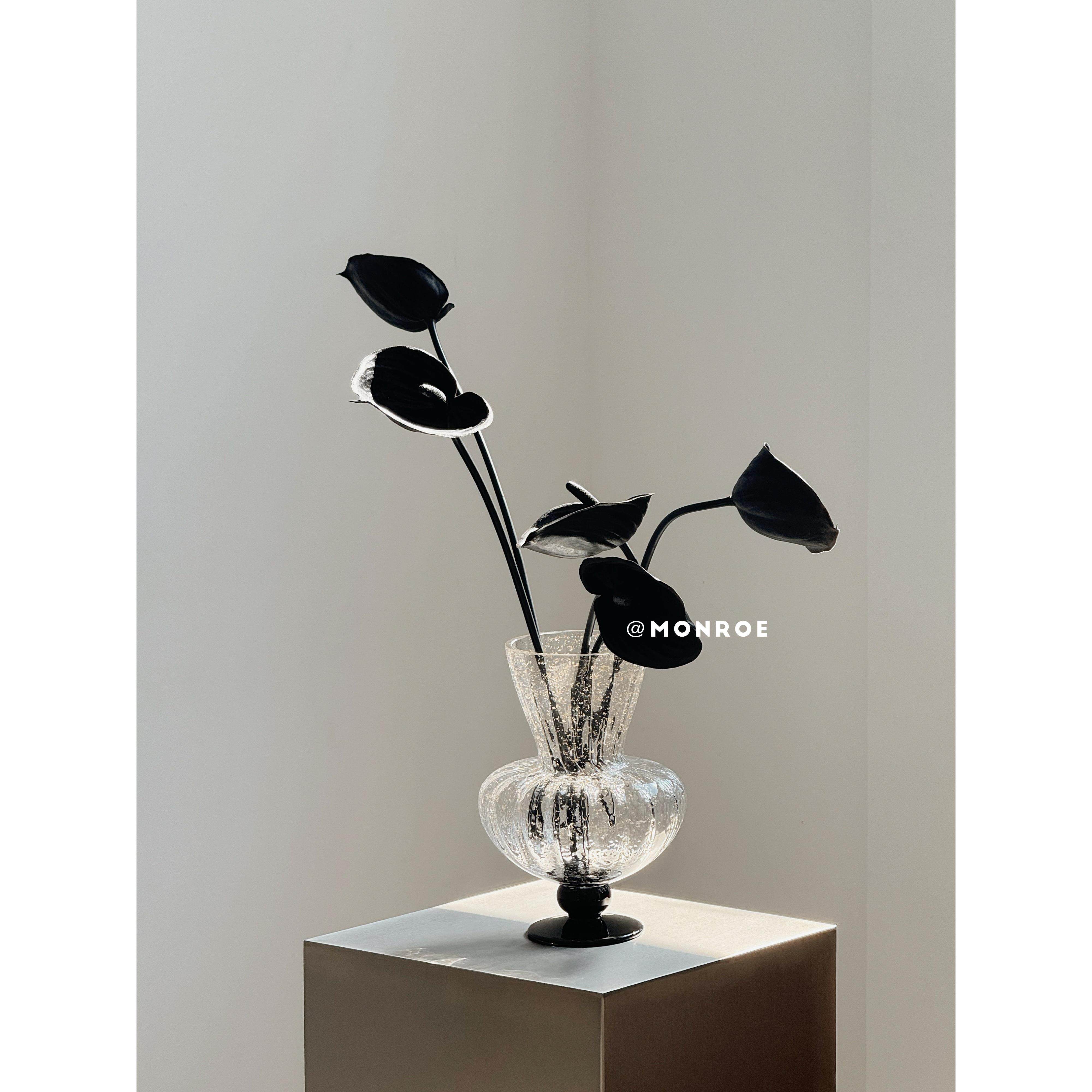 雏菊花瓶·梦鹿花器 中古花瓶品质高脚艺术桌面水养插花摆件装饰