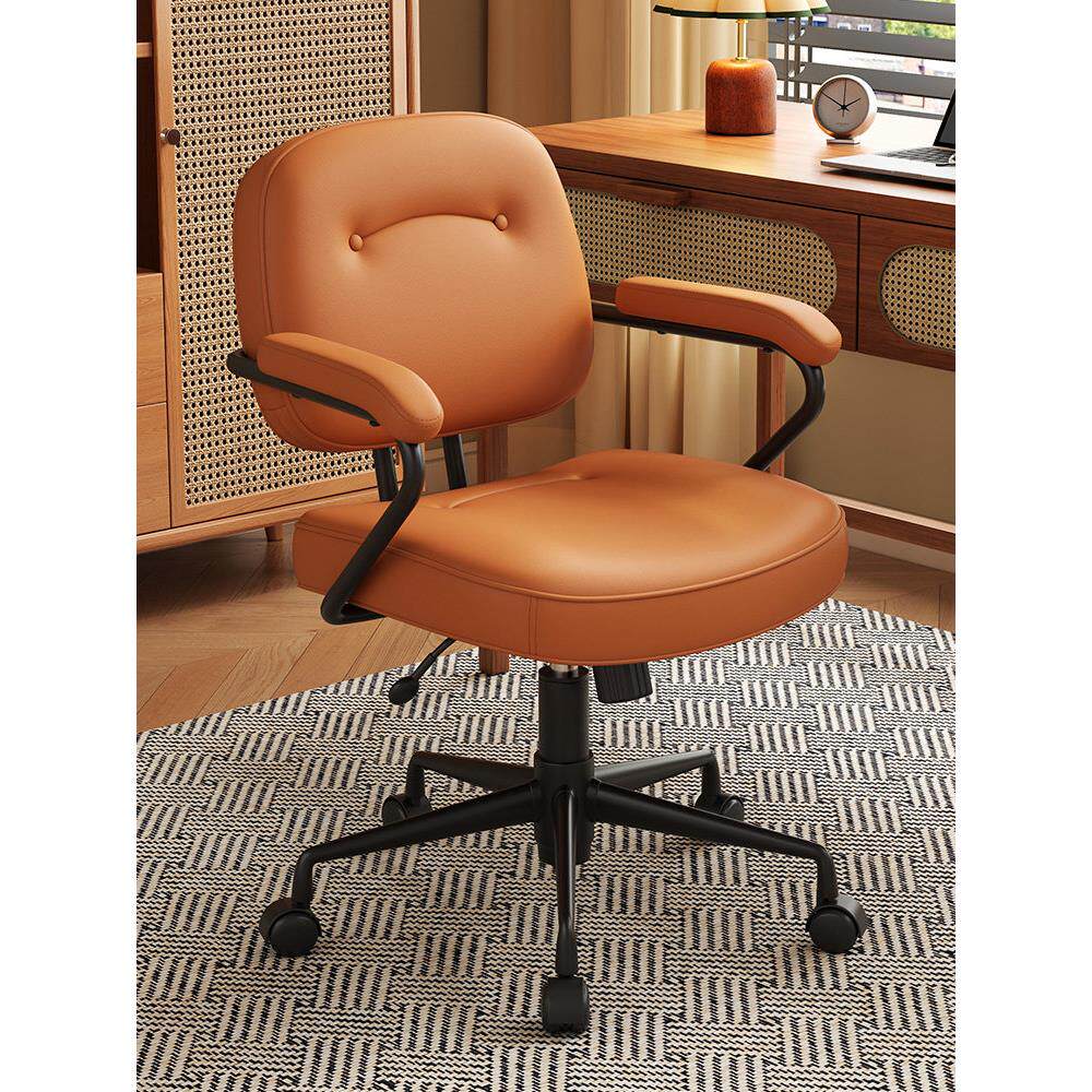 Alfye电脑椅欧洲包椅真皮家居人体工程学椅书桌椅卧室椅办公椅