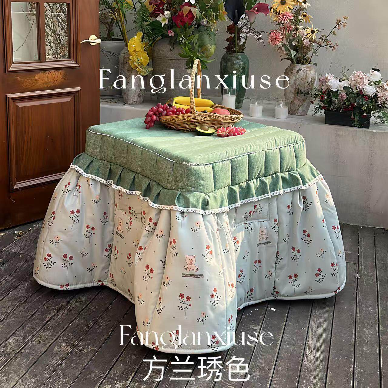 新款烤火被子烤火桌罩套茶几电暖桌被罩电暖桌被罩炉罩套取暖桌套