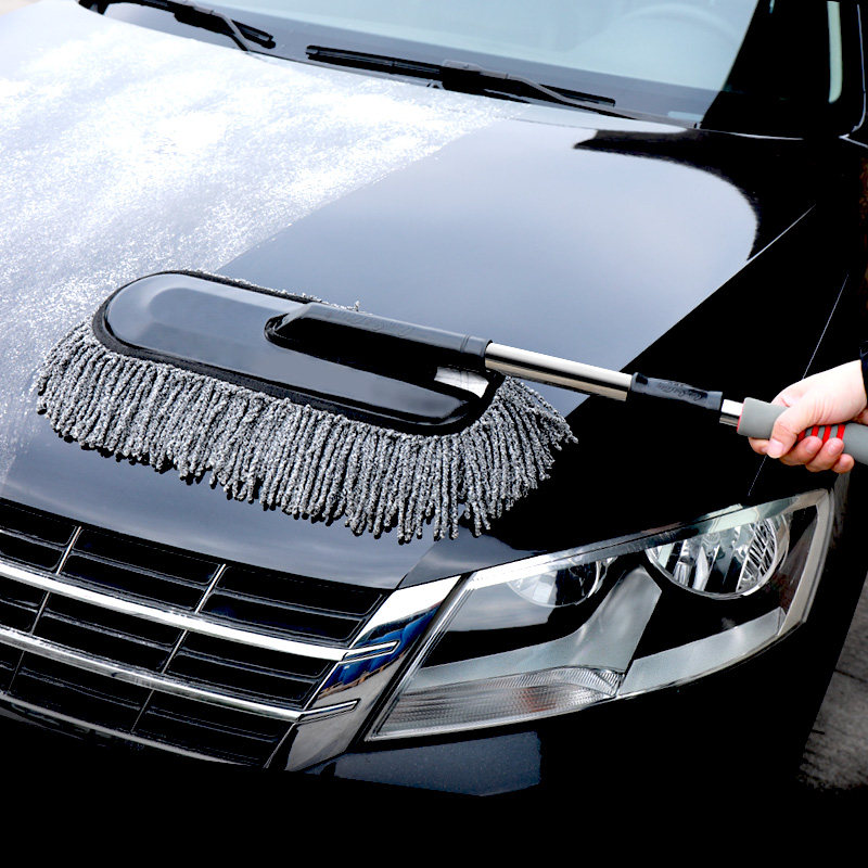 卡饰社蜡刷汽车蜡油拖把车用软毛伸缩扫车灰除尘专用擦车掸子神器