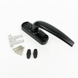 50型铝合金窗把手平开窗上悬断桥外推门窗传动执手拉手外开两点锁