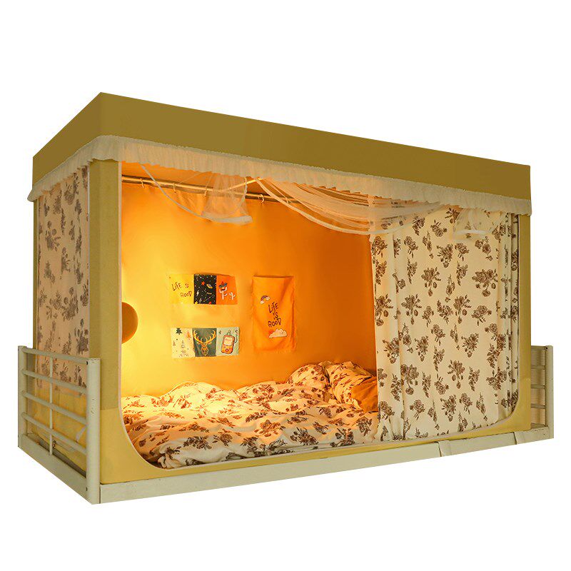 遮光大学生宿舍专用全包封闭蚊帐床帘一体式寝室上下铺通用24新款