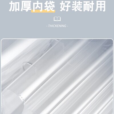 a4活页文件夹透明插页横款资料册A3画册画夹8K活页试卷收纳夹套B5