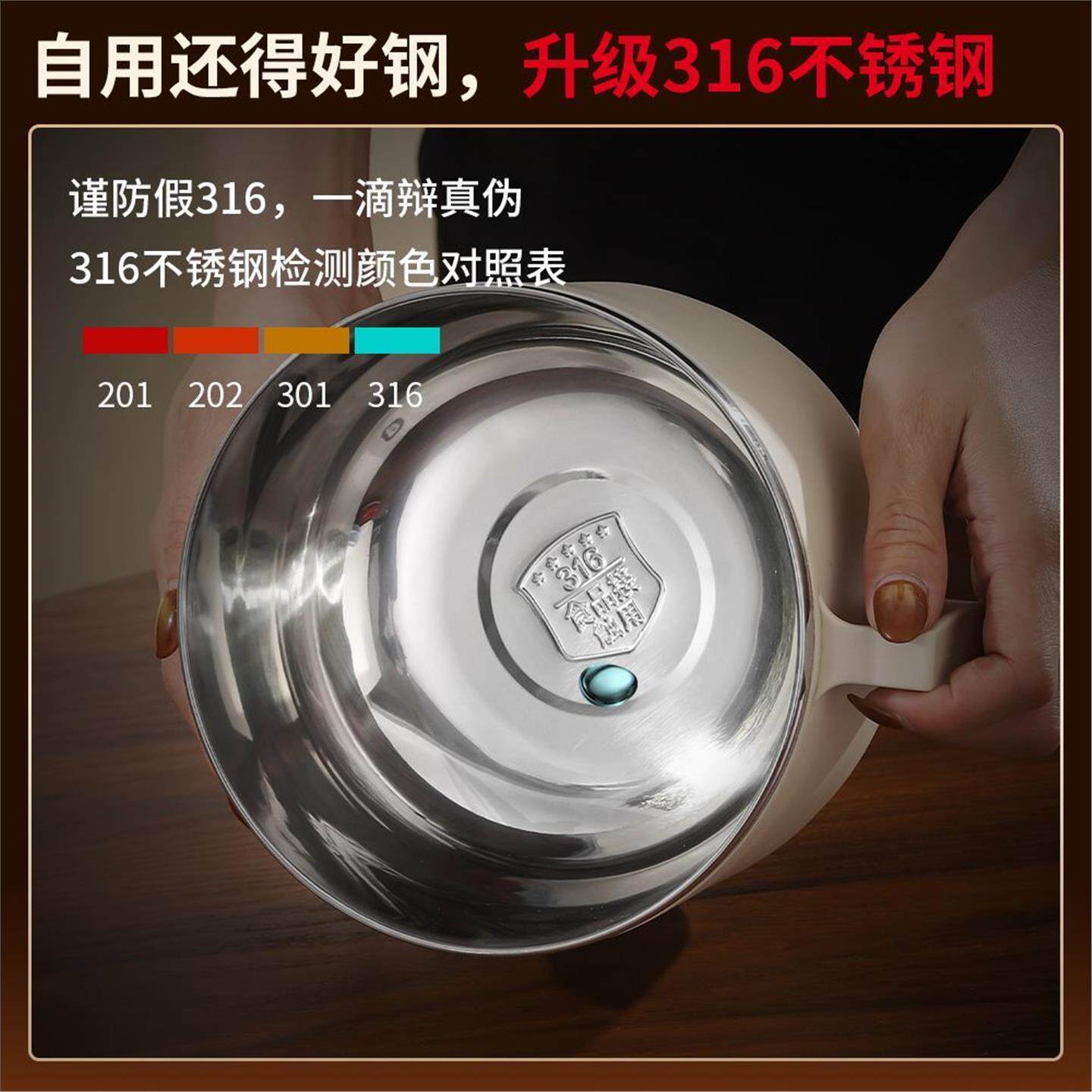 泡面碗带盖高颜值可沥水31