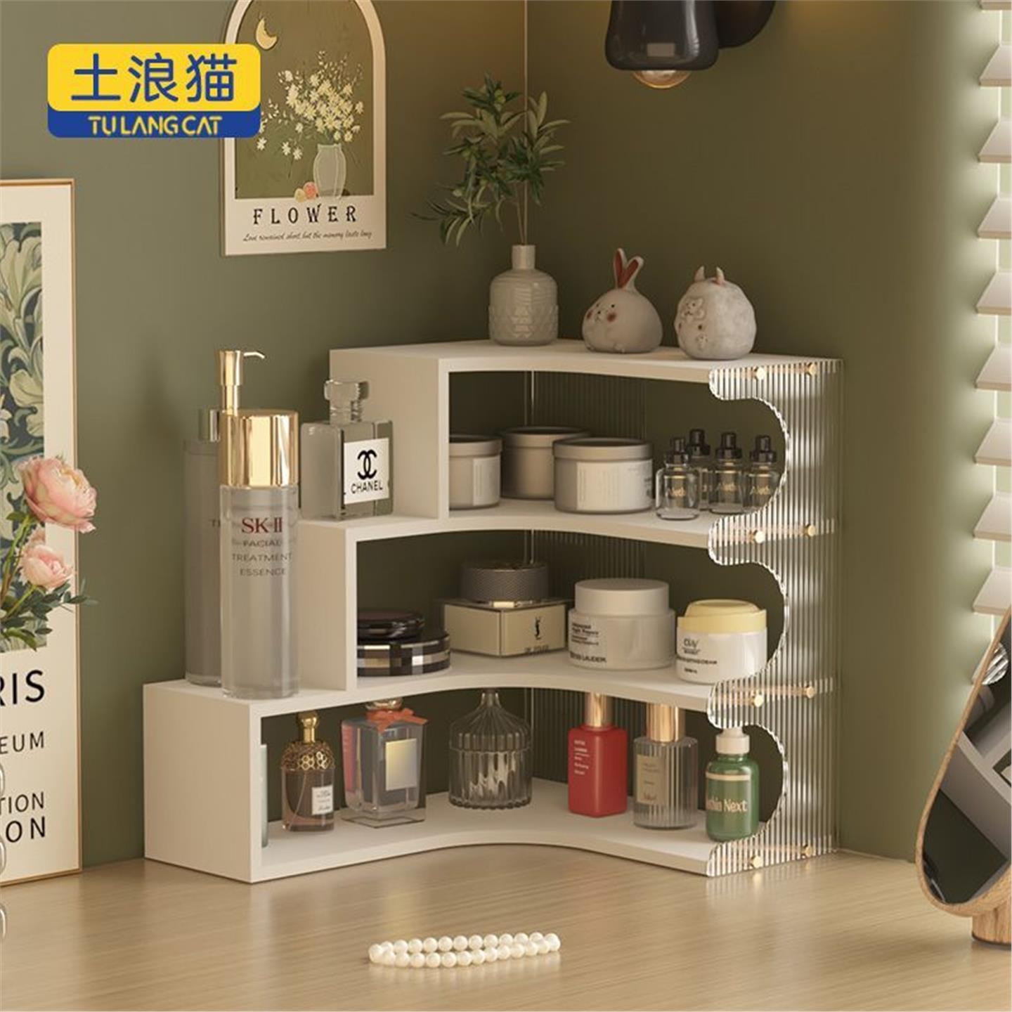 桌面痛拐角水杯手办上展示
