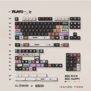 键盘 番外篇Matrix联名键帽Smile高度电竞游戏装 指尖文创PLATO