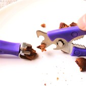 不锈钢剥山核桃神器小核桃夹子工具脱壳王整粒剥钳子碧根果剥壳器