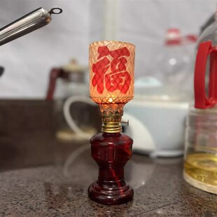 墨艺-酥油灯潮汕迷你小供笼老式火煤复古usb电源司命帝君灶公子孙