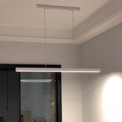 北欧极简LED长条餐厅吊灯