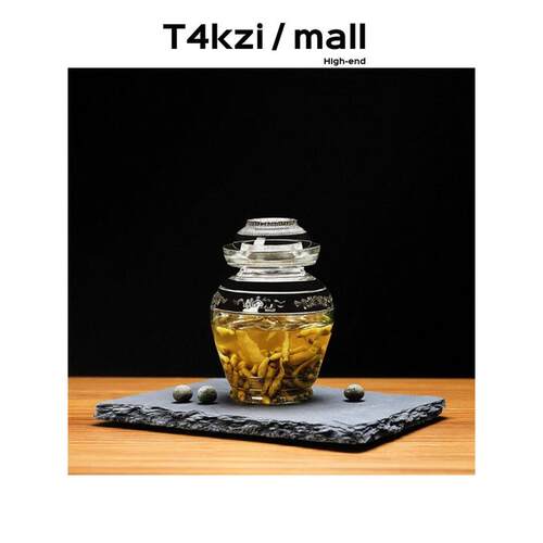 T4kzi加厚玻璃泡菜坛子家用大容量密封食品级高颜值老式酸菜坛子