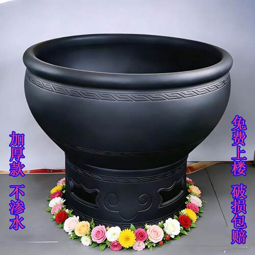 景德镇陶瓷鱼缸养金鱼缸古法缸睡莲盆碗莲缸荷花缸特大号客厅鱼缸