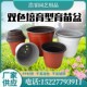 育苗双色盆一次性塑料花盆摔不坏红黑盆营养钵培育盆多肉种植盆