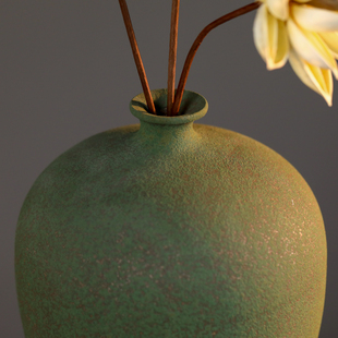 新中式 饰品 花瓶陶瓷摆件客厅插花电视柜酒柜博古架民宿禅意干花装