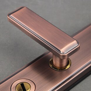 别墅大门进户门拉手乡村庭院入户合金大门把手双开门锁农村自建房