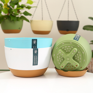 吊兰花盆垂吊悬挂式专用壁挂墙吊篮绿萝多肉常春藤大号懒人自吸水