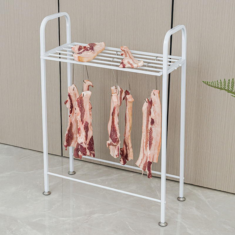 挂香肠架子腊肉架子家用猪肉晒鱼鸡鸭架室外凉阳台卖肉多层专用架