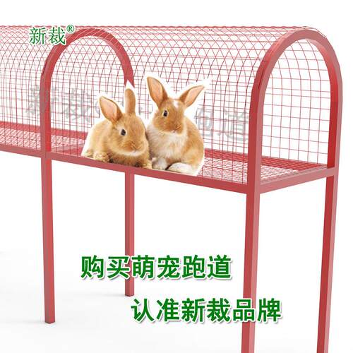 兔子跑道通道兔子笼子隧道跑笼农庄农场户外萌宠幼儿园动物展示笼