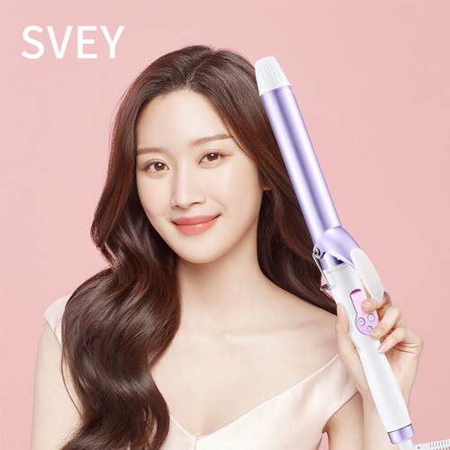 svey电卷发棒女大卷陶瓷不伤发32MM大波浪浏海40液晶屏28mm负离子