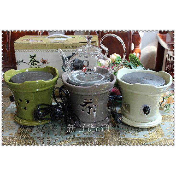 帅田温控电热炉液体加热器家用小型烧水泡茶炉玻璃壶茶炉茶壶