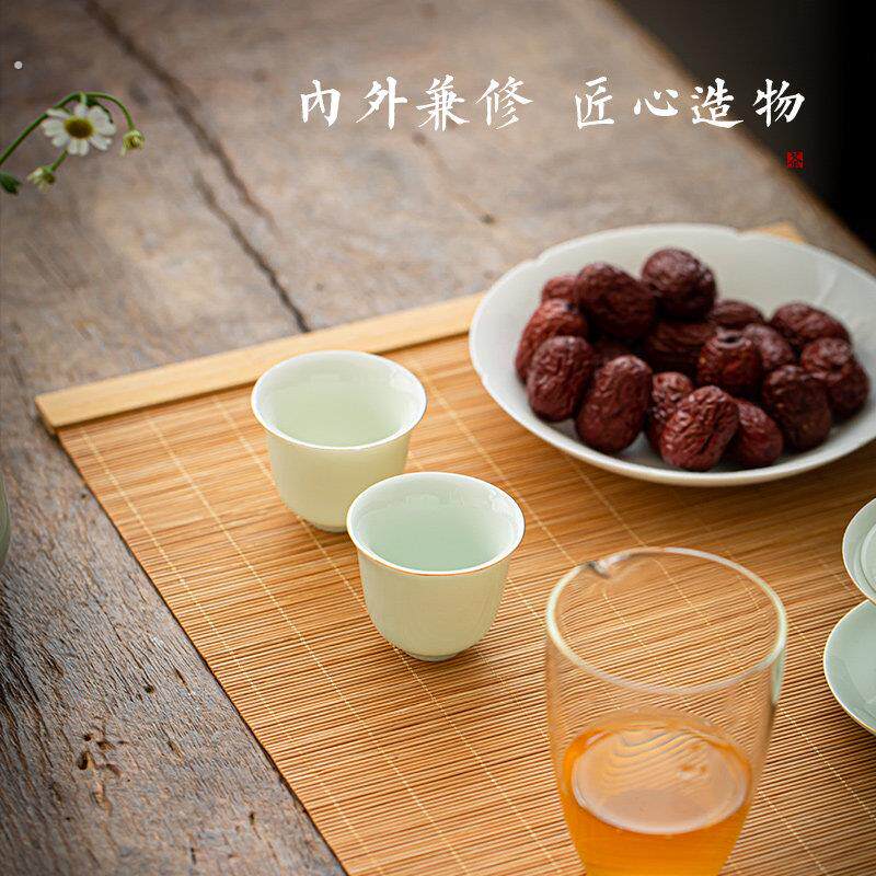 竹席编织桌旗茶席茶盘垫竹制茶垫竹帘竹垫隔热垫竹签隔热茶台茶桌