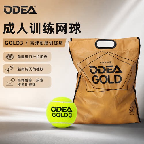 欧帝尔无压耐打训练网球60粒