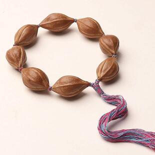工厂直供橄榄核蜜桃臀梅林铁核素珠手串原皮男女款文玩手串手把件