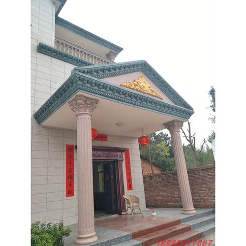 Grc罗马柱模具厂Abs塑钢水泥欧洲构件圆柱建筑模具厂直销