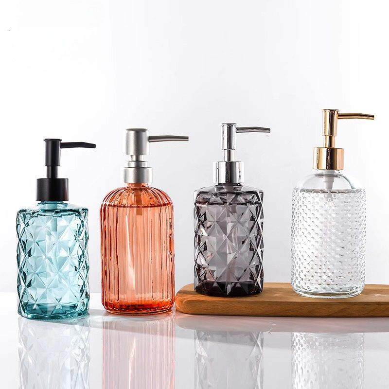 精油瓶空瓶高档美容院专用好看的压泵玻璃挤压式高级分装瓶按压式