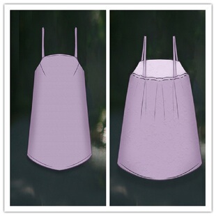 夏季改良汉元素吊带抹胸背心纸样板内搭手工DIY衣服裁剪缝纫图纸