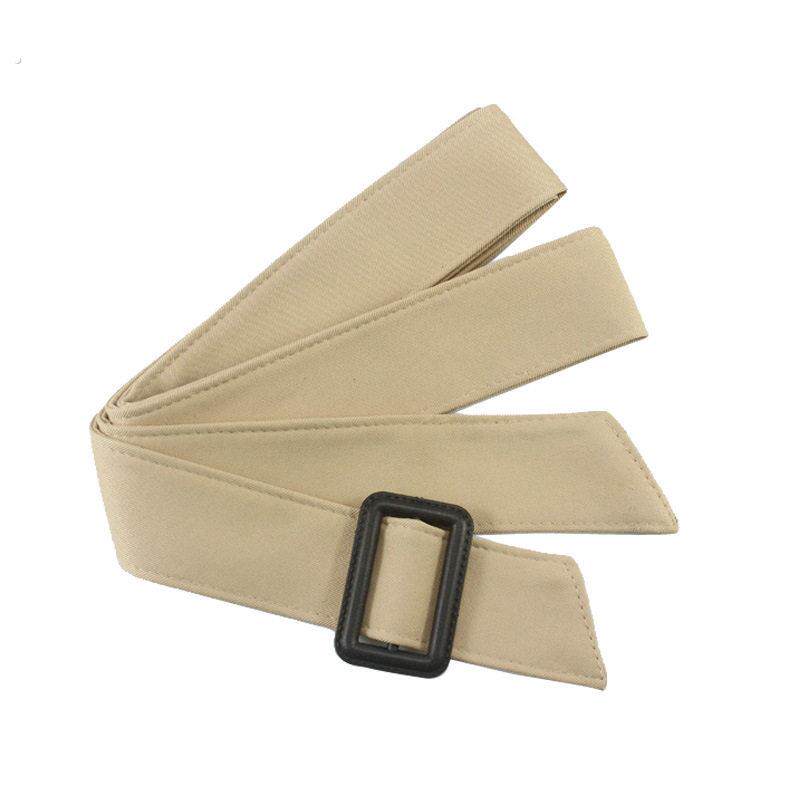 风衣腰带卡其色外套女款涤纶棉布条有扣黑色藏青色绑带打结配饰