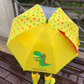 儿童雨伞男童女童小童中大童小孩小学生幼儿园宝宝雨具恐龙阳伞