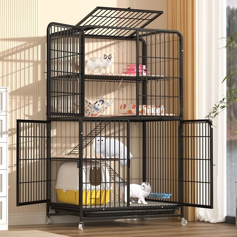 猫笼子猫别墅自由空间猫笼三层家用猫咪屋猫房子猫舍猫窝猫爬架,宠物/宠物食品及用品,猫笼子/猫别墅,淘宝优惠券,粉丝福利购,淘宝优惠卷