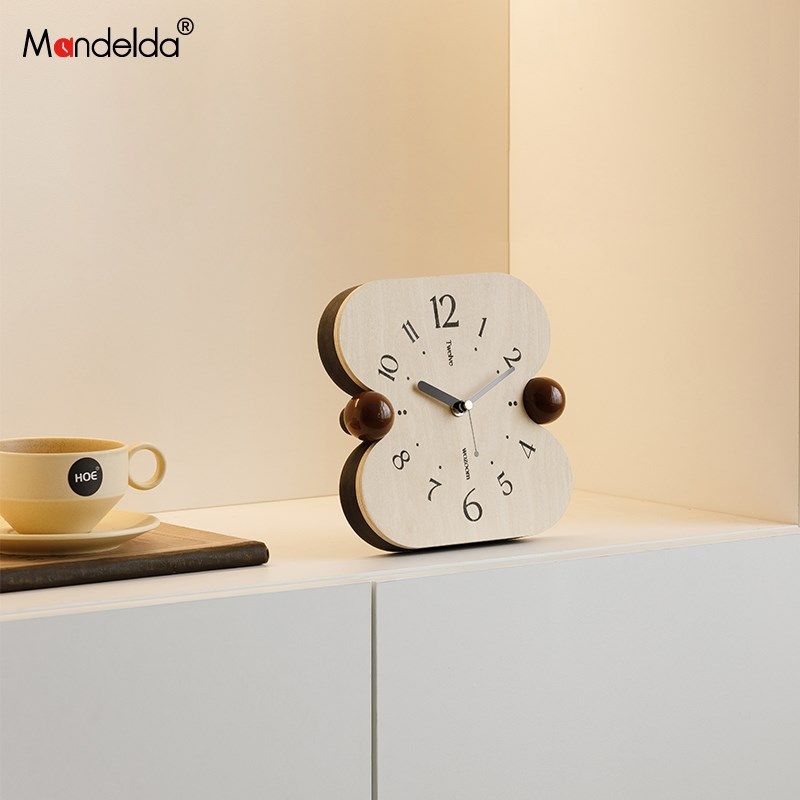 Mandelda客厅家居饰品入户玄关装饰摆件电视柜酒柜桌面摆放式时钟,家居饰品,装饰摆件,淘宝优惠券,粉丝福利购,淘宝优惠卷