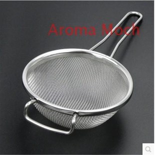 出口304不锈钢漏勺 网筛豆浆超细过滤网大小号笊篱果汁辅食滤网