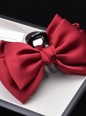 法国Last Kiss新年红色发夹女后脑勺抓夹高级感高端独特漂亮发饰