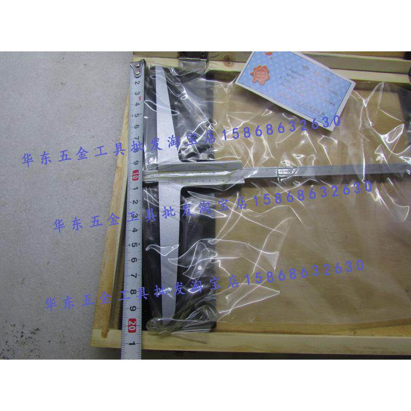 加长加宽深度尺0-200*200 0-300*300 0-500 特殊深度游标卡尺