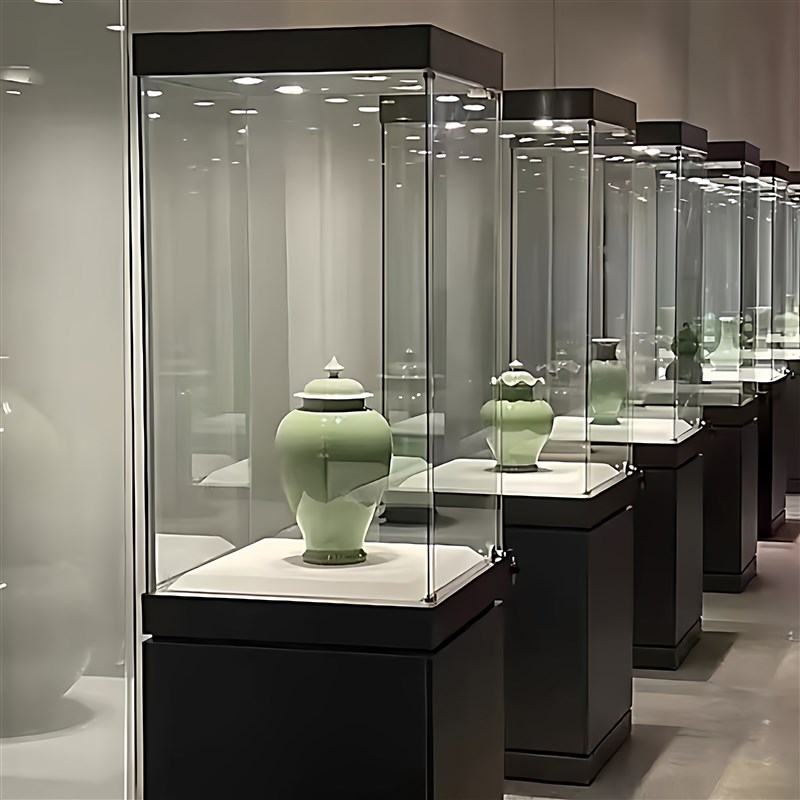 玻璃柜展示柜珠宝首饰柜台样品展览陈列柜博物馆文物收藏品展示台