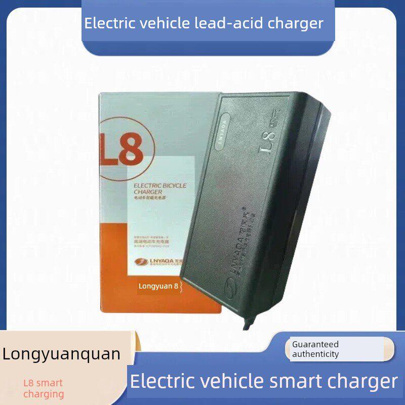 龙源泉L8智能充电经典电动车充电器48V60V72V适用于各种电动汽车
