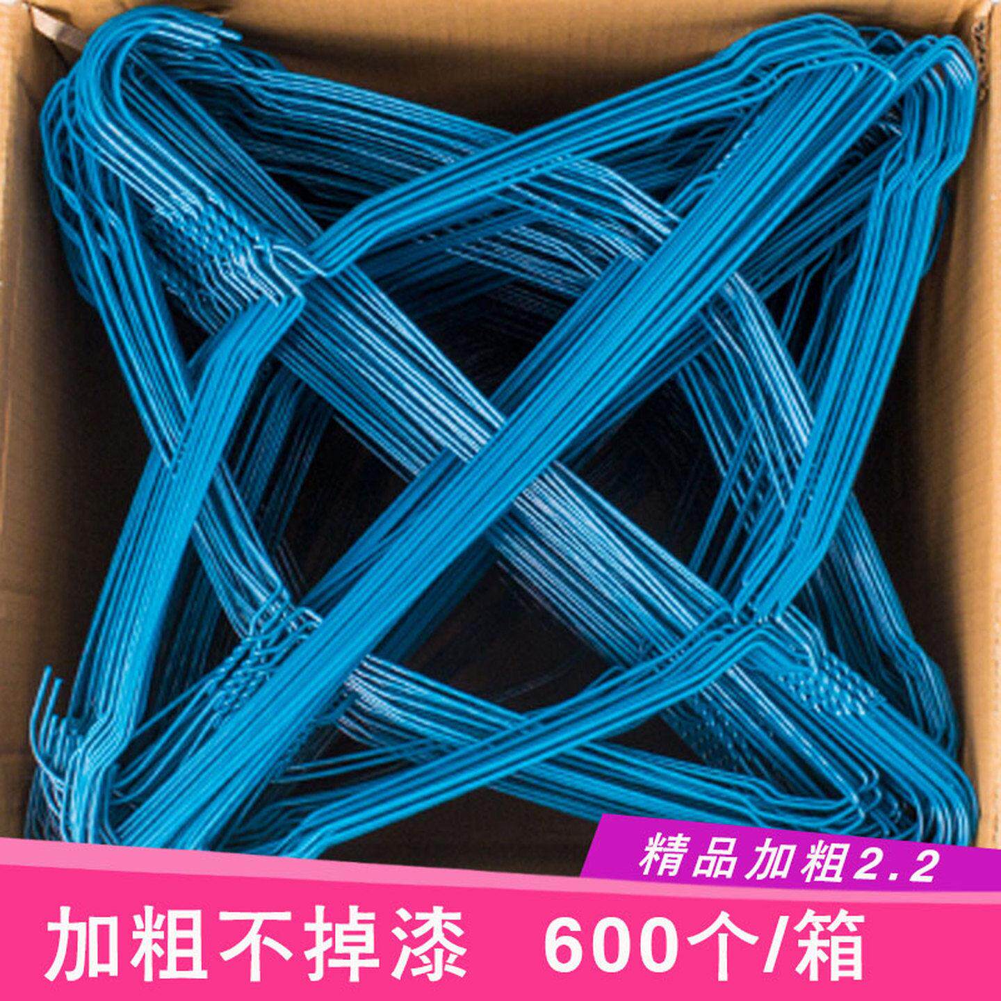 干洗店专用衣架600个箱包邮2.2粗喷塑钢丝衣架一次性衣架铁丝衣架