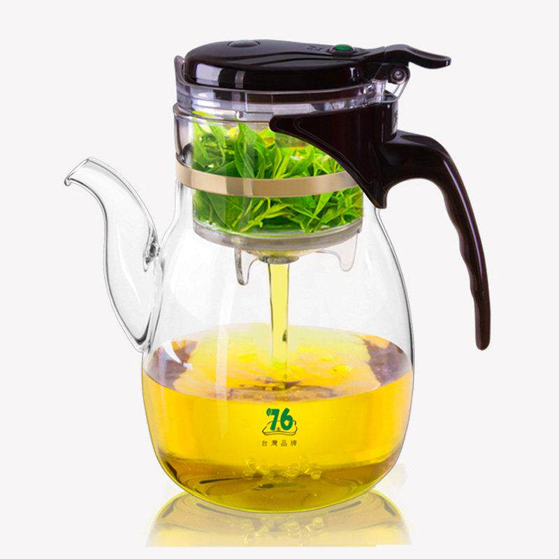 台湾76内胆可拆洗耐热玻璃飘逸杯泡茶壶过滤茶道泡茶杯茶具套装