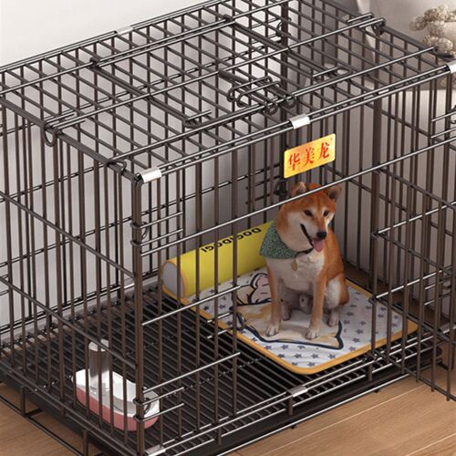 宠物笼子加粗狗笼子小型犬家用带厕所折叠铁笼子猫笼兔笼鸡笼猫窝