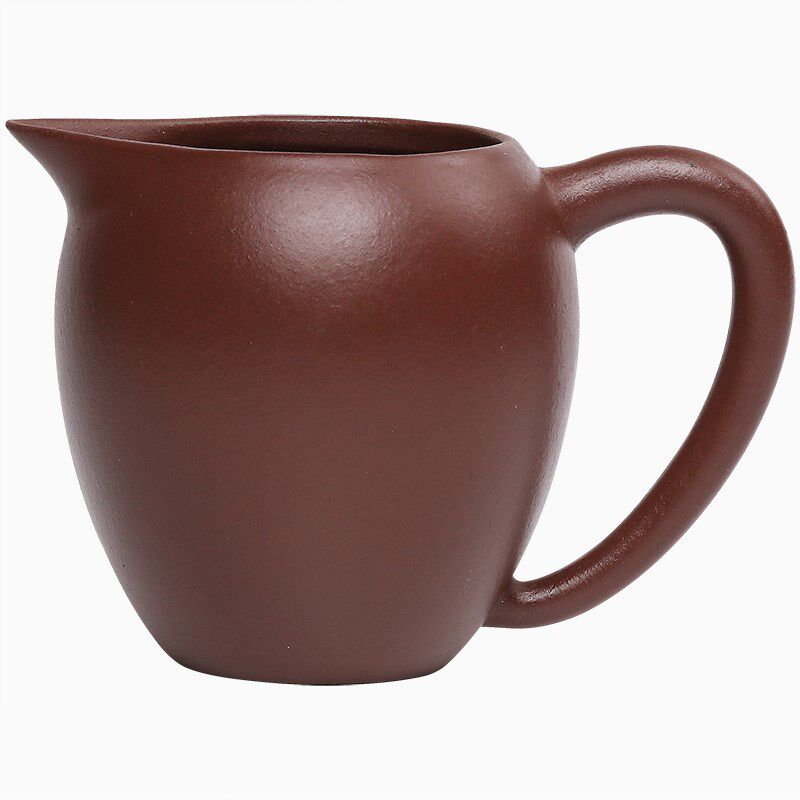 宜兴紫砂公道杯公杯分茶器加厚耐热茶具配件原矿紫泥问道分茶杯
